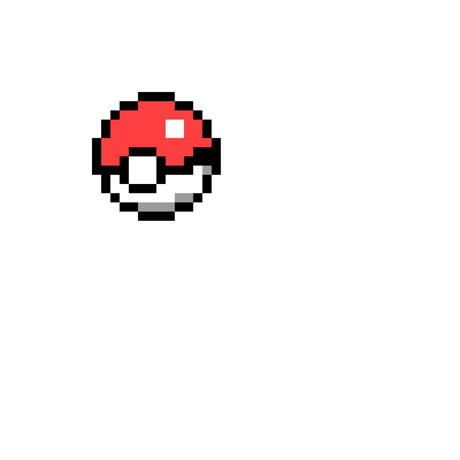 Pärlplatta mönster för Pokebola 2.6