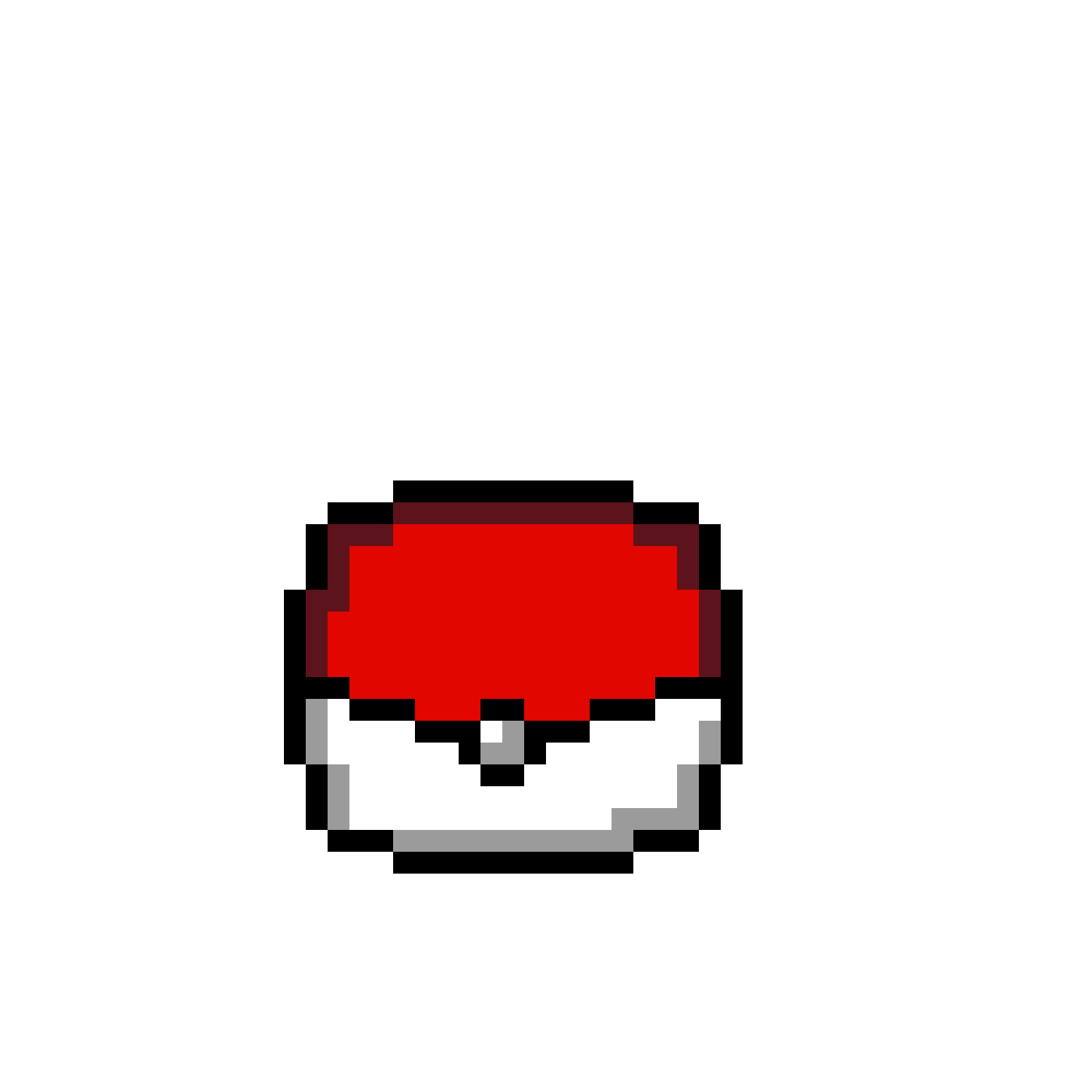 Pärlplatta mönster för Pokebola