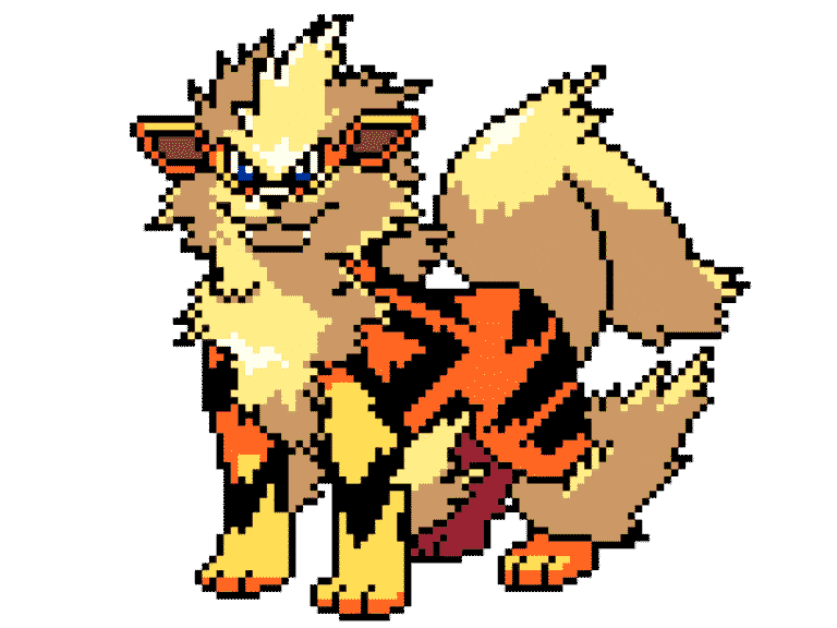 Pokemon Arcanine – Pokemon Pärlplatta Mönster