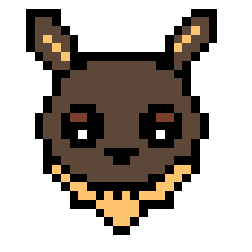 Pärlplatta mönster för pokemon eevee