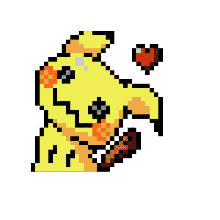 pokemon mimikyu – Pokemon Pärlplatta Mönster