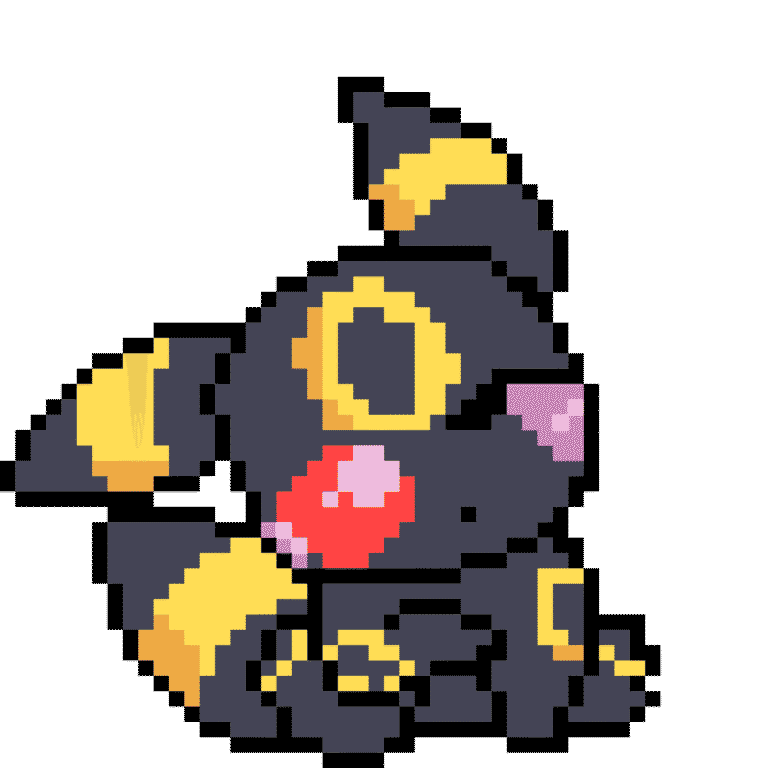 pokemon umbreo – Pokemon Pärlplatta Mönster