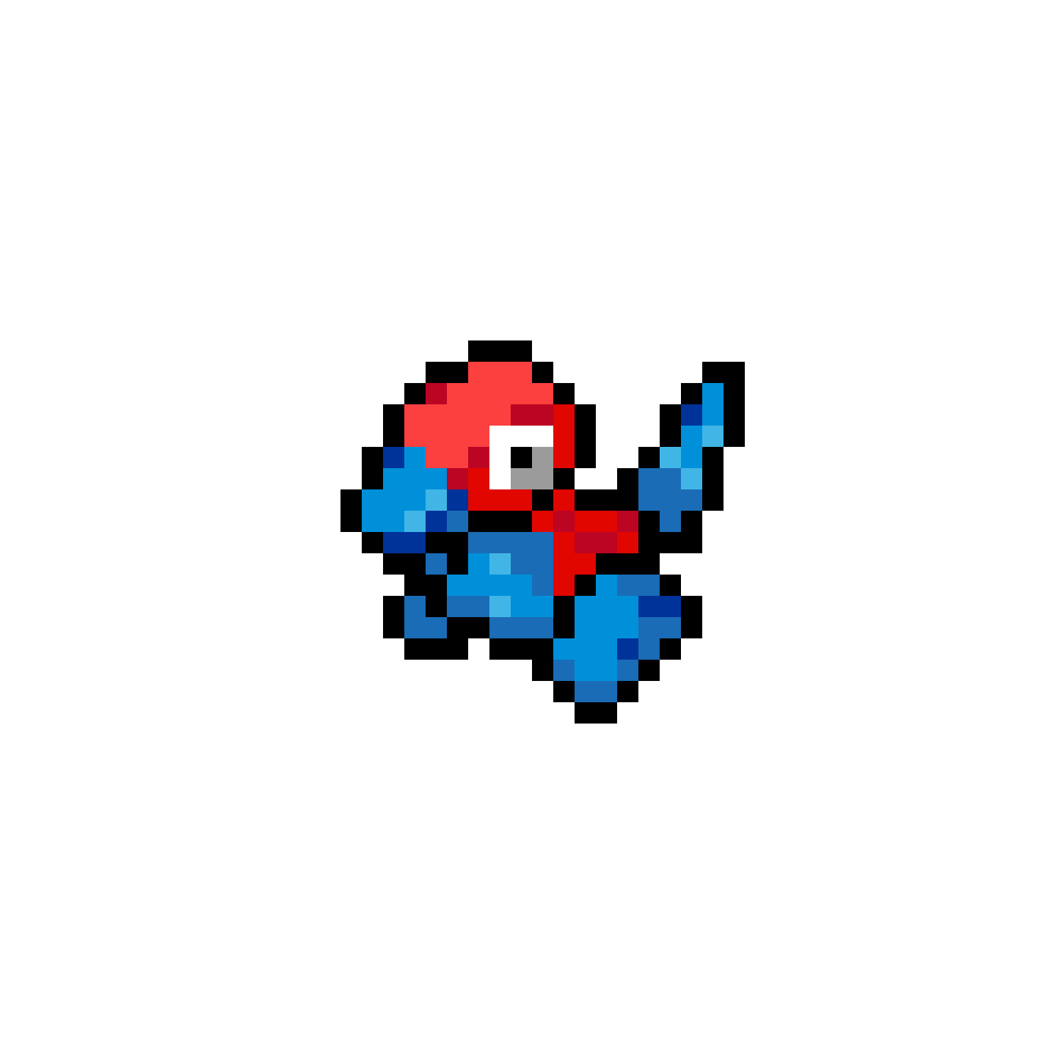 Pärlplatta mönster för Porygon