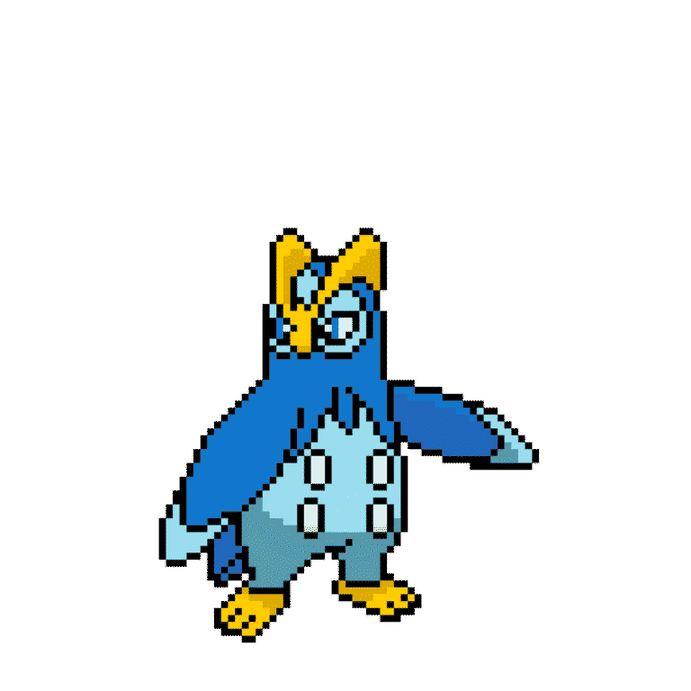 Prinplup – Pokémon – Pokemon Pärlplatta Mönster