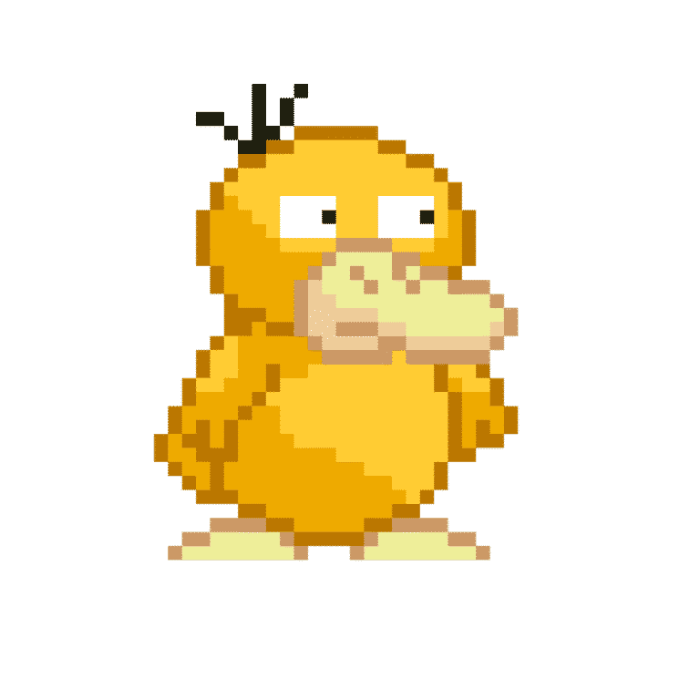 psyduck, the pokemon locos. DAVUUWART – Pokemon Pärlplatta Mönster