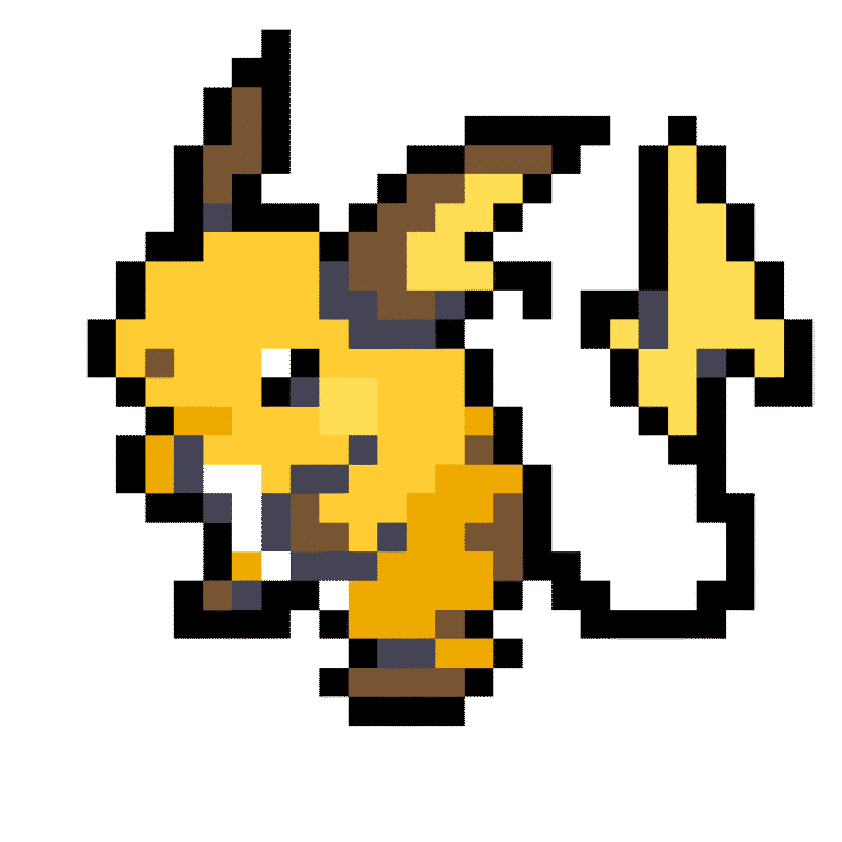 Raichu – Pokemon Pärlplatta Mönster