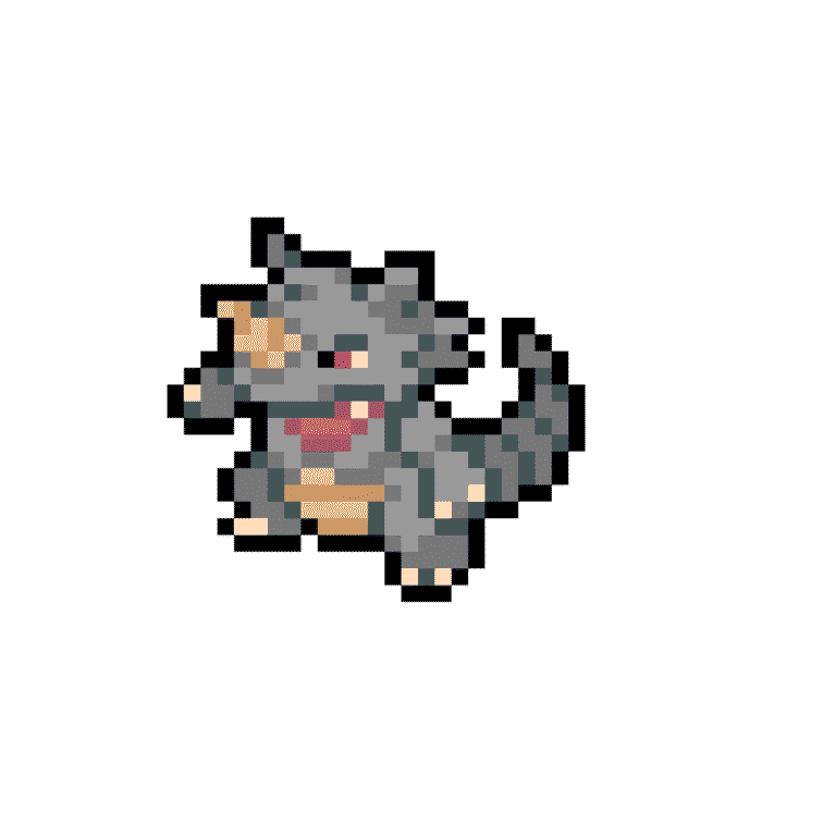 Rhydon – Pokemon Pärlplatta Mönster
