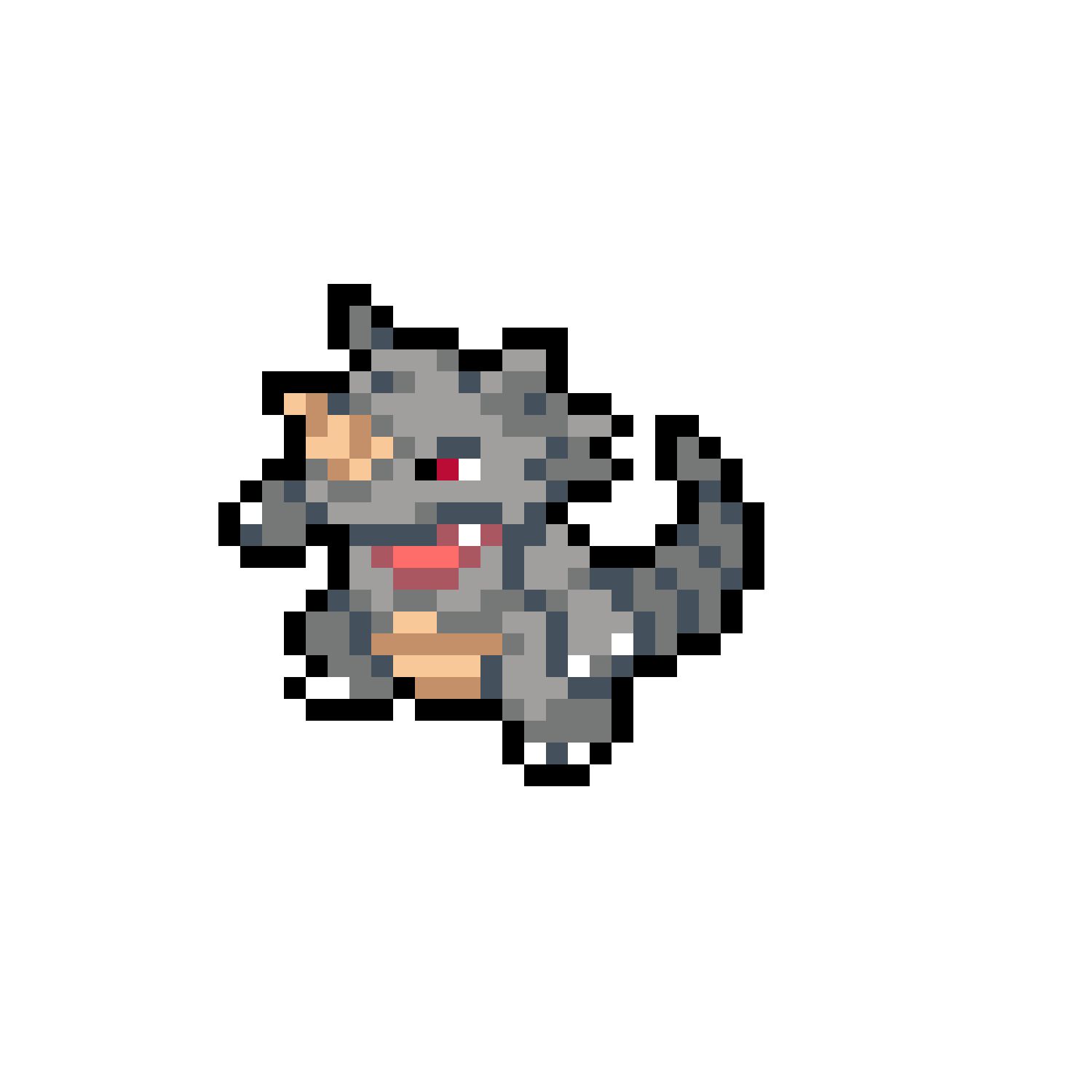 Pärlplatta mönster för Rhydon