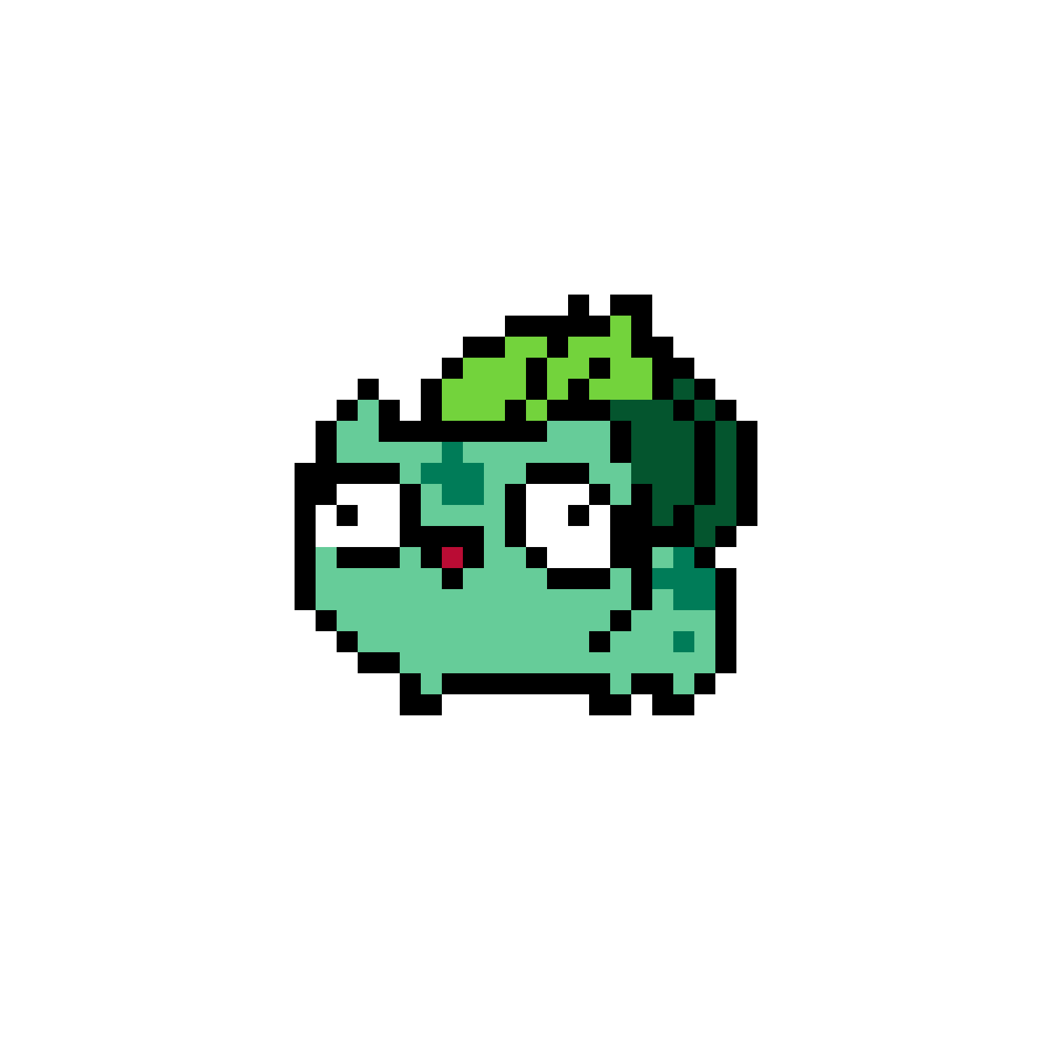 Pärlplatta mönster för Rolig Bulbasaur