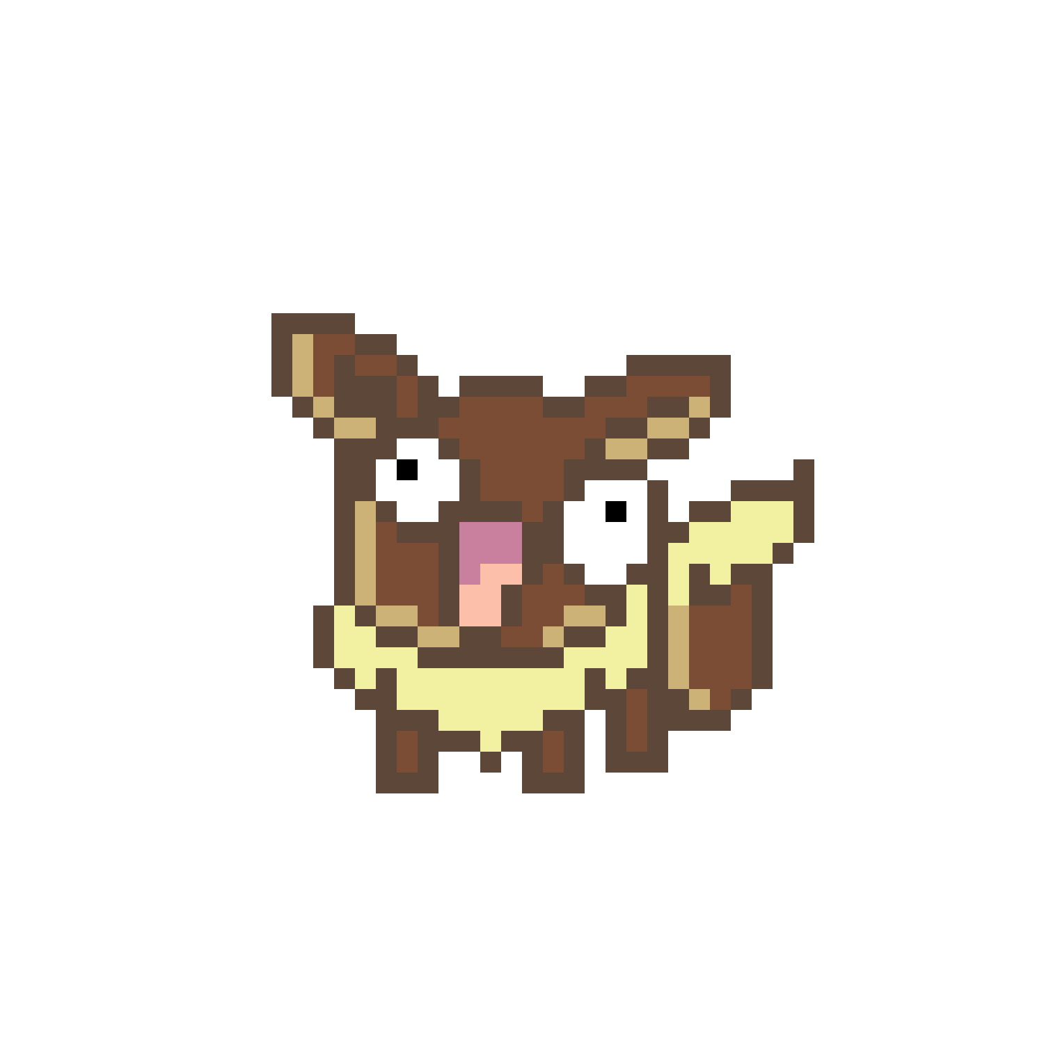 Pärlplatta mönster för Rolig Eevee