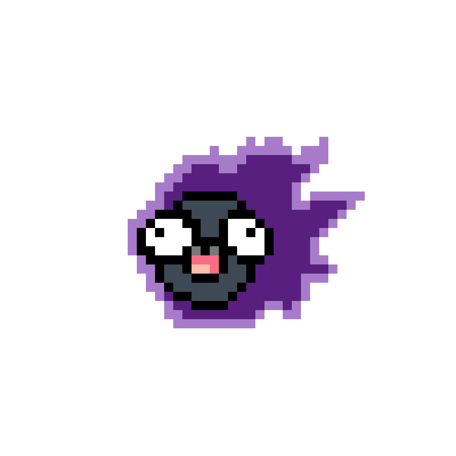 Pärlplatta mönster för Rolig Gastly