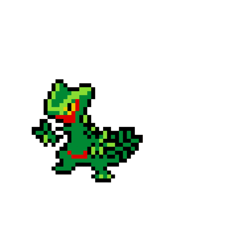 sceptile – Pokemon Pärlplatta Mönster