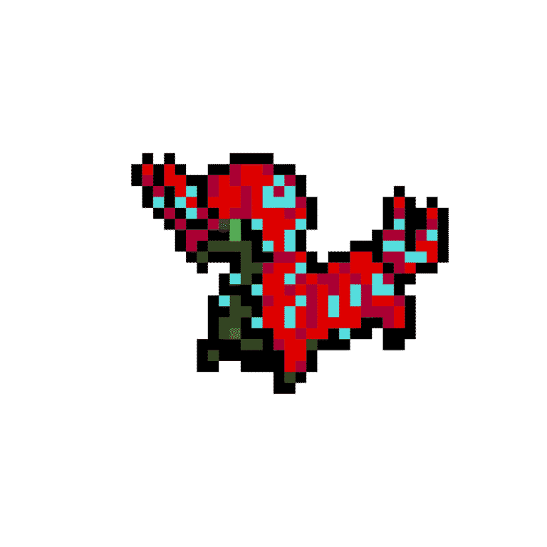 Scolipede Shiny – Pokemon Pärlplatta Mönster