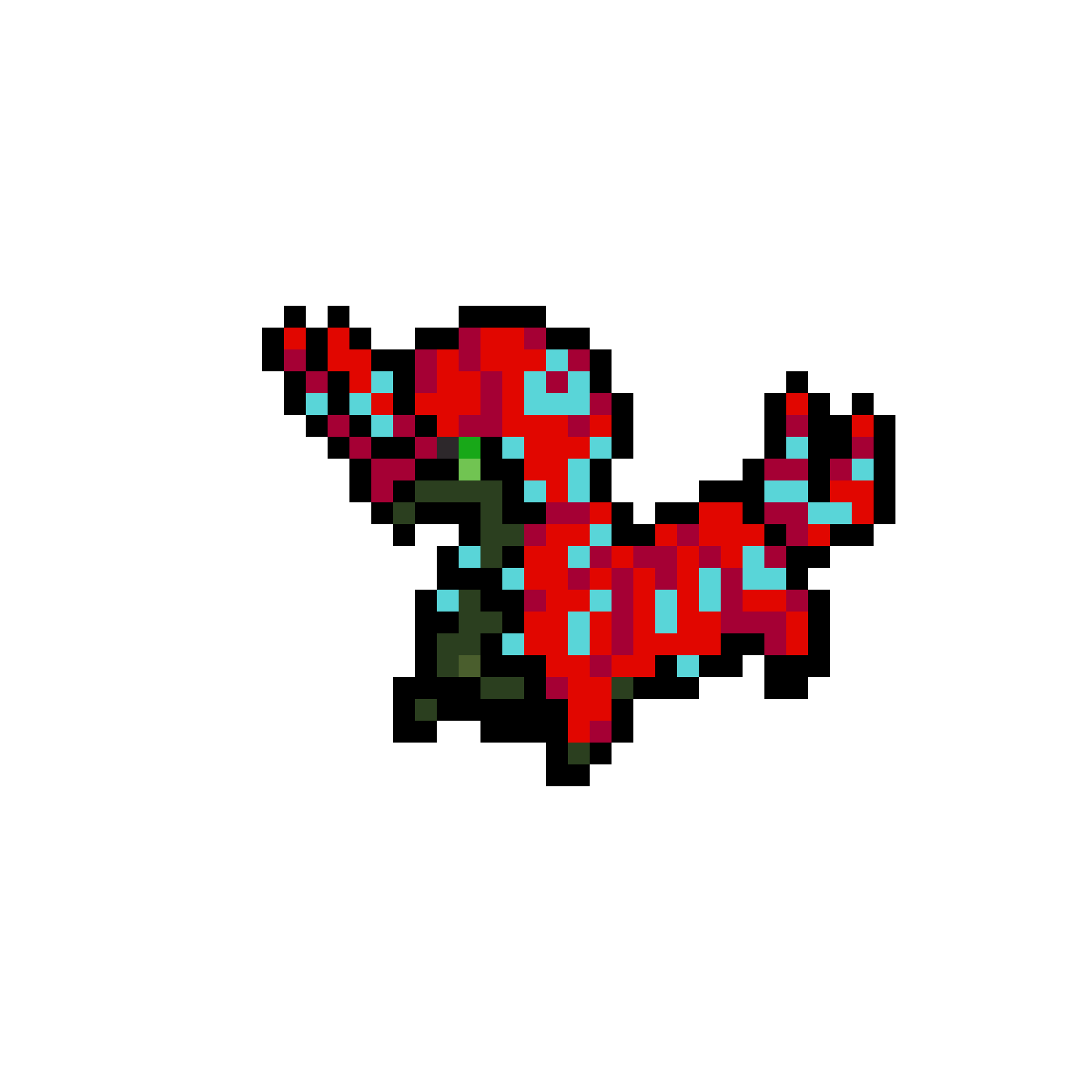 Pärlplatta mönster för Scolipede Shiny