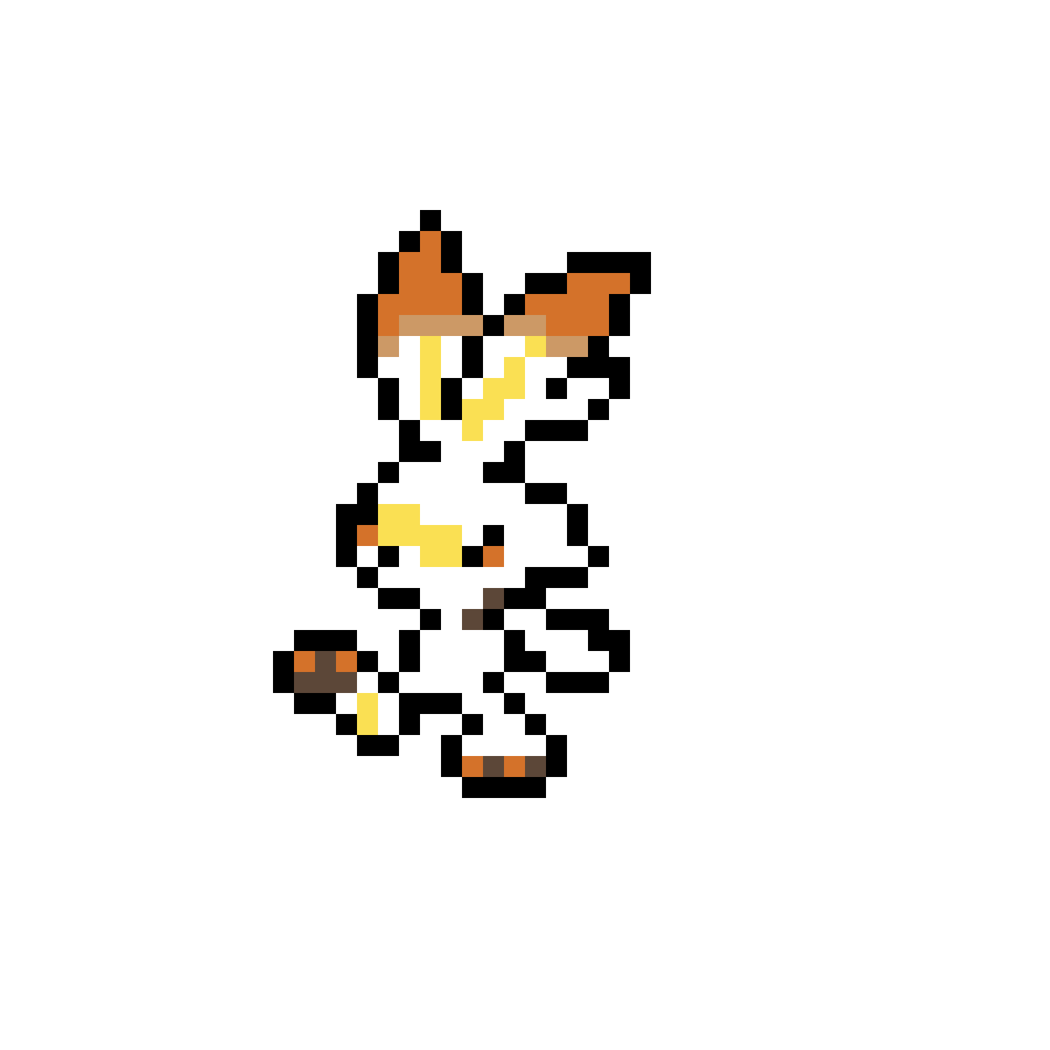 Pärlplatta mönster för Scorbunny