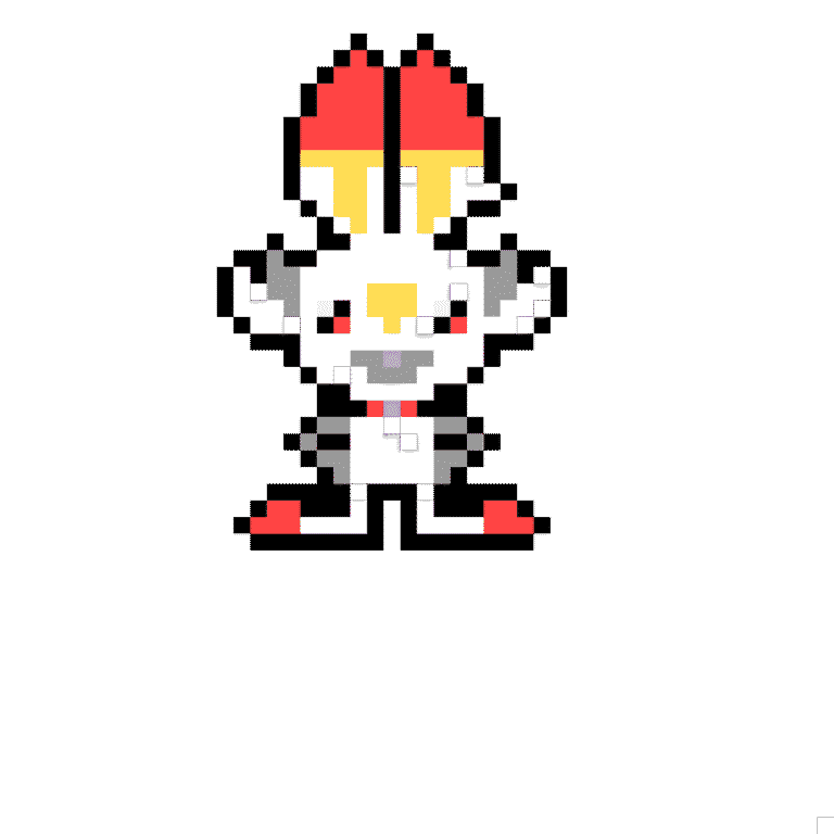 Scorbunny – Pokemon Pärlplatta Mönster
