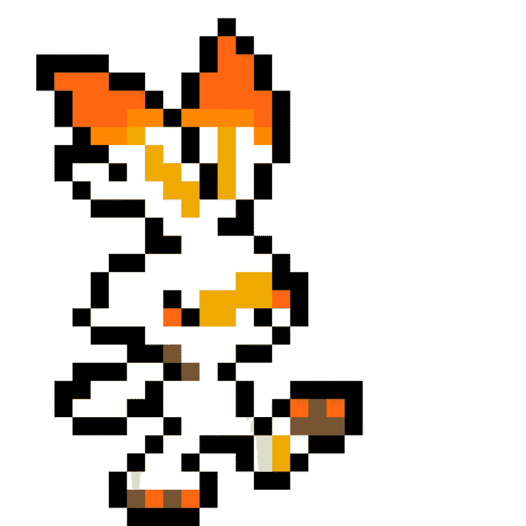 scorbunny – Pokemon Pärlplatta Mönster