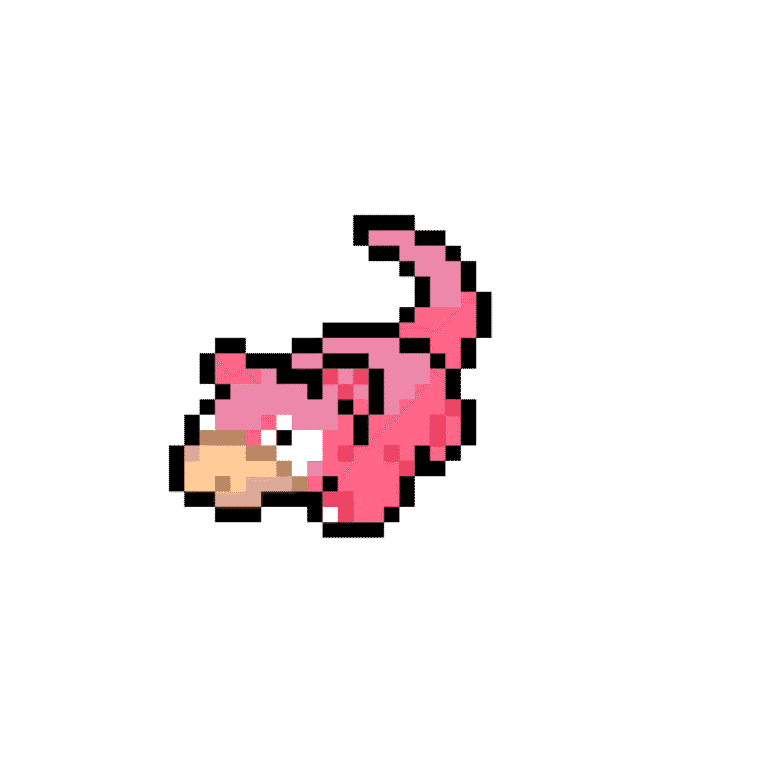 Slowpoke – Pokemon Pärlplatta Mönster
