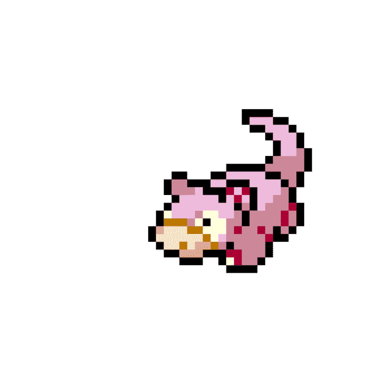 Slowpoke – Pokemon Pärlplatta Mönster