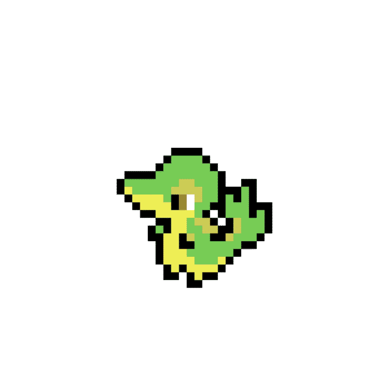 Snivy – Pokemon Pärlplatta Mönster
