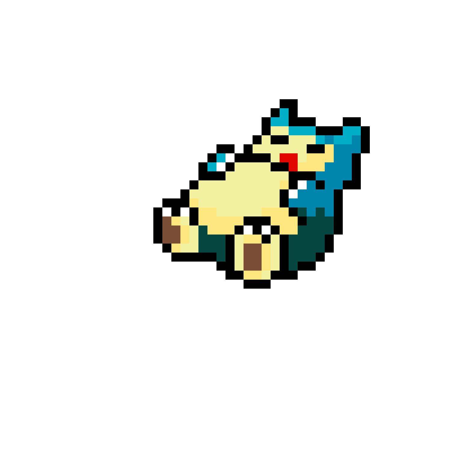 Pärlplatta mönster för Snorlax