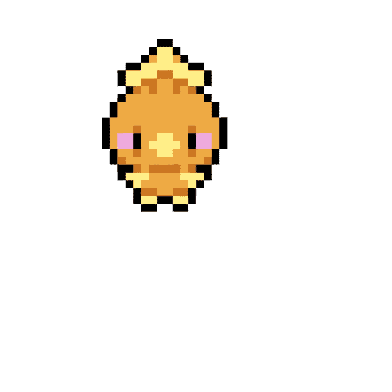 SÖT TORCHIC – Pokemon Pärlplatta Mönster