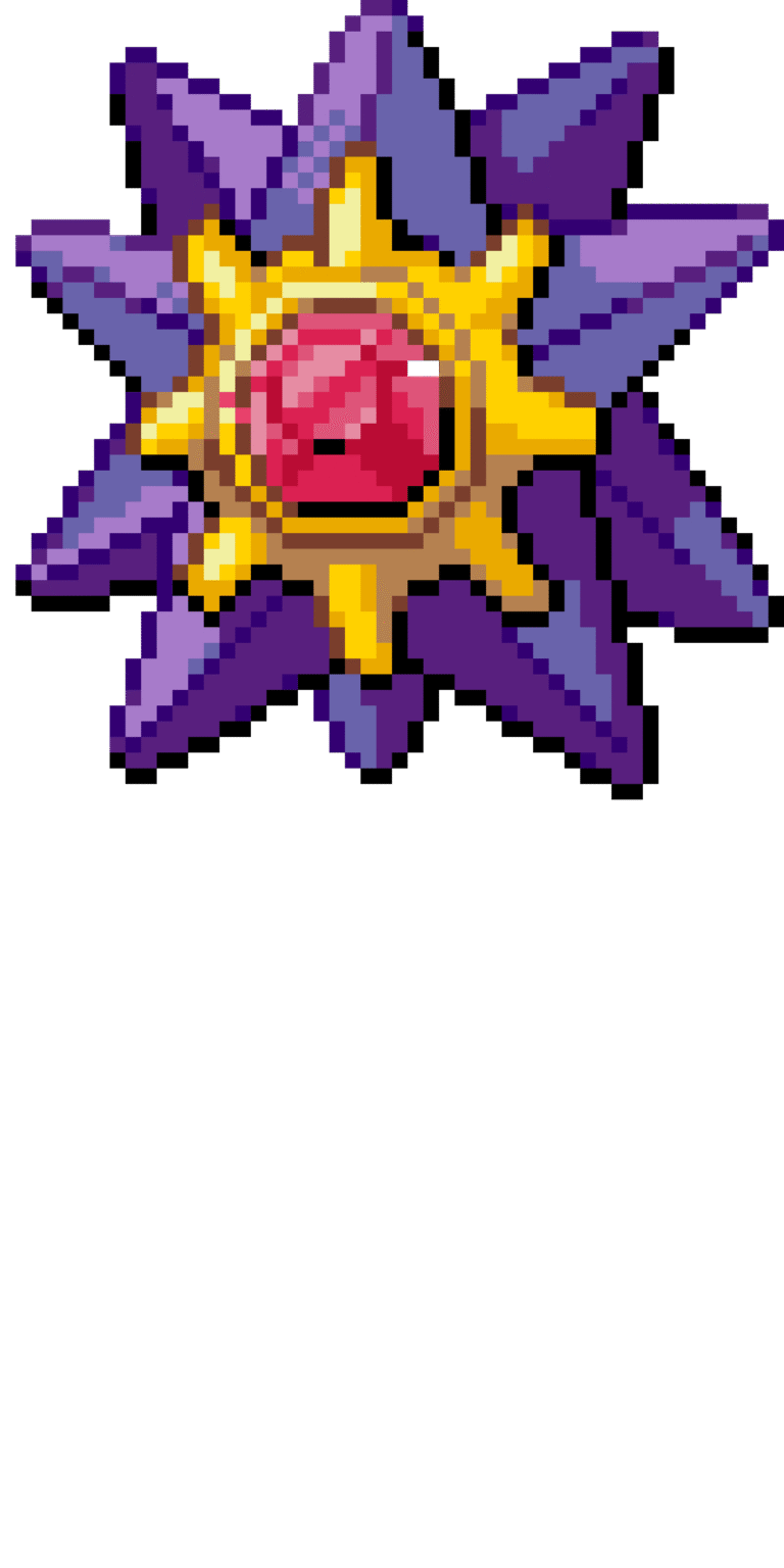 Starmie – Pokemon Pärlplatta Mönster