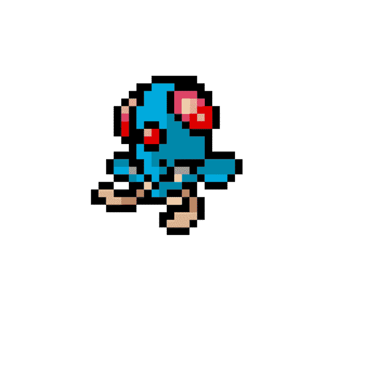 Tentacool – Pokemon Pärlplatta Mönster