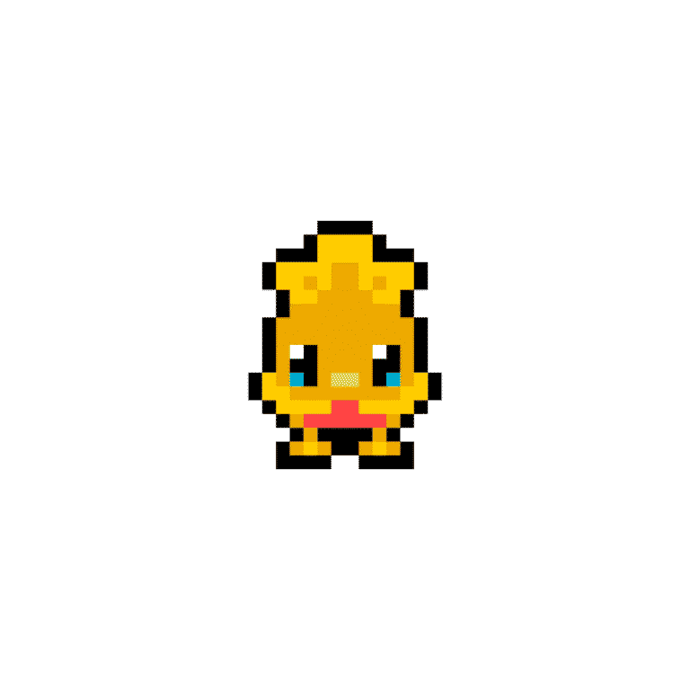 Torchic – Pokemon Pärlplatta Mönster