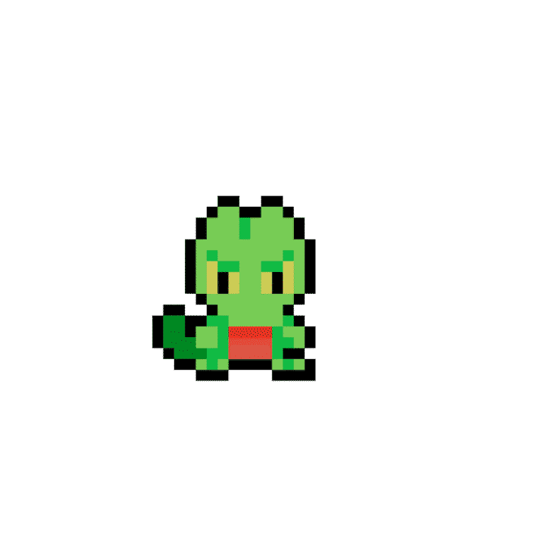 Treecko – Pokemon Pärlplatta Mönster