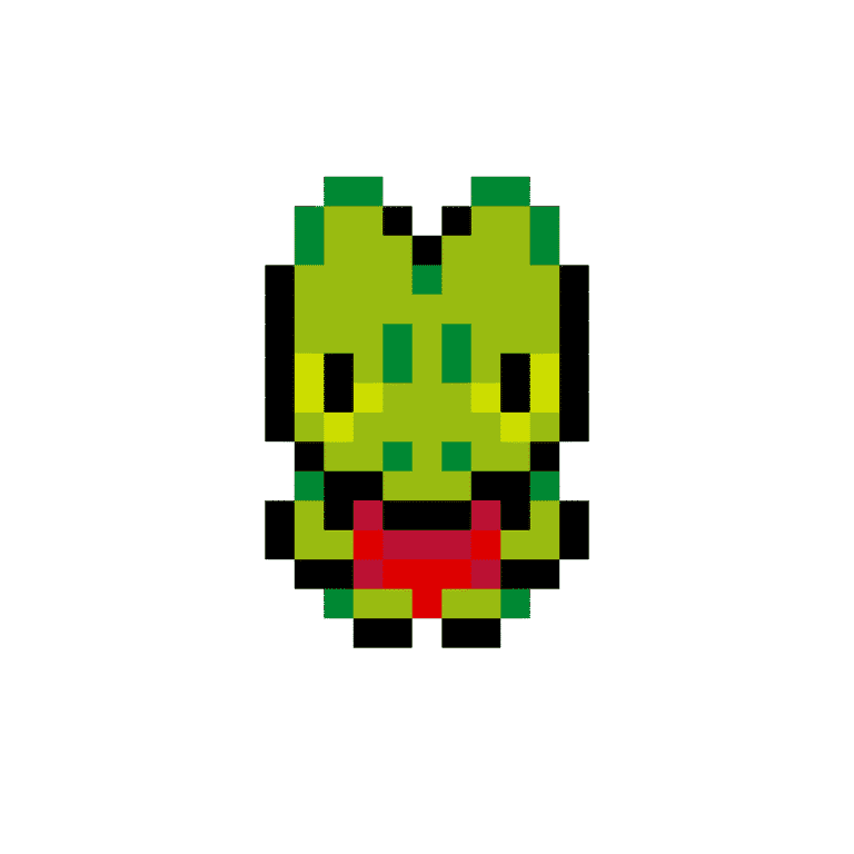 treecko – Pokemon Pärlplatta Mönster