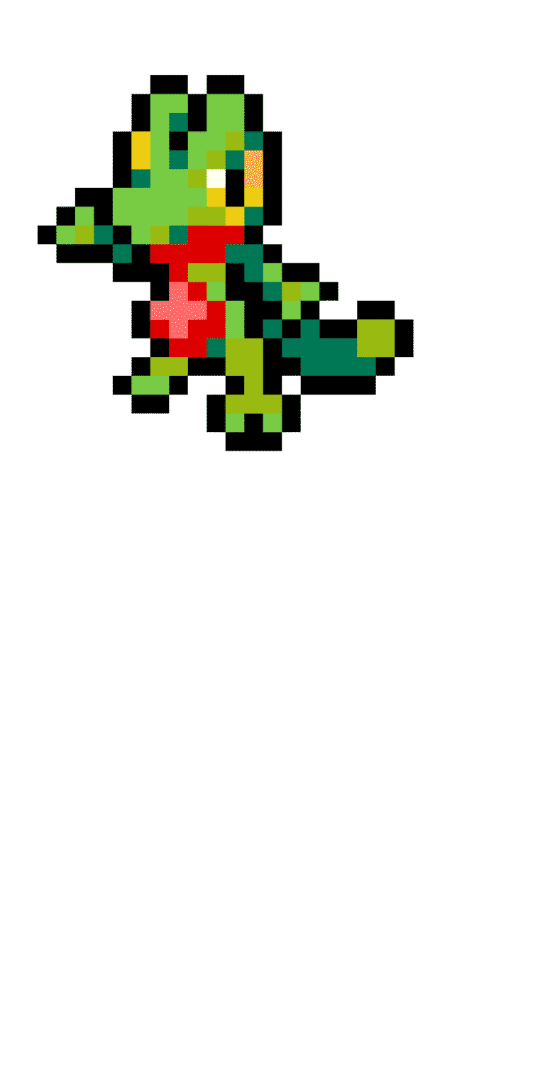Treecko – Pokemon Pärlplatta Mönster
