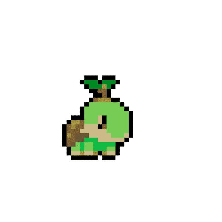 Turtwig – Pokemon Pärlplatta Mönster