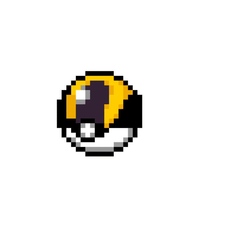Ultra Ball – Pokemon Pärlplatta Mönster