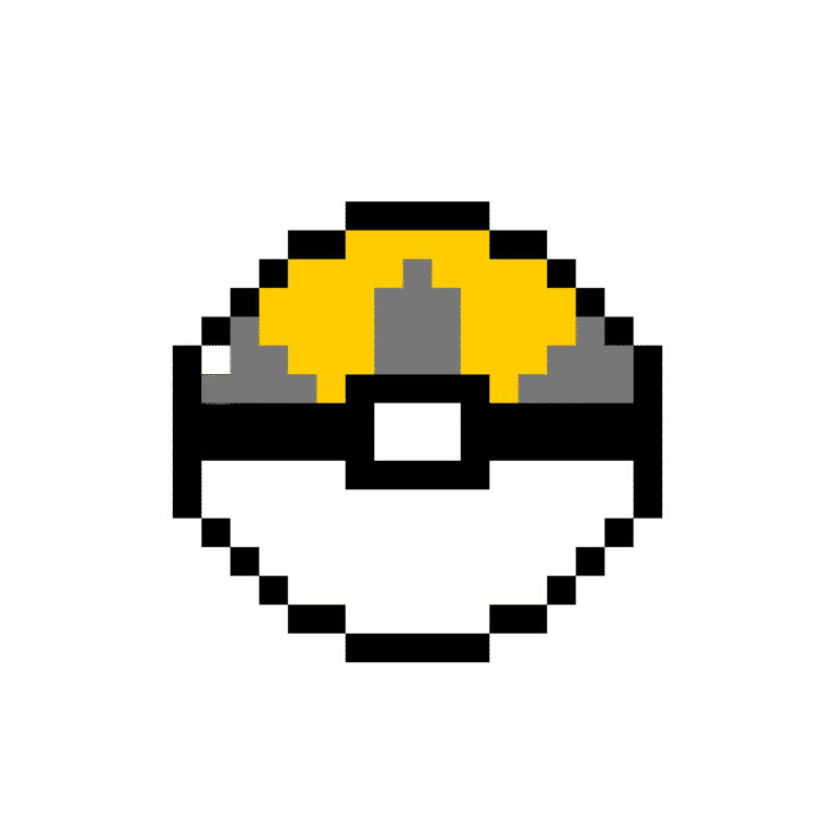 Ultraball – Pokemon Pärlplatta Mönster