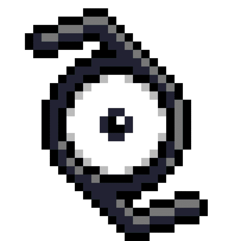 Unown Z – Pokemon Pärlplatta Mönster