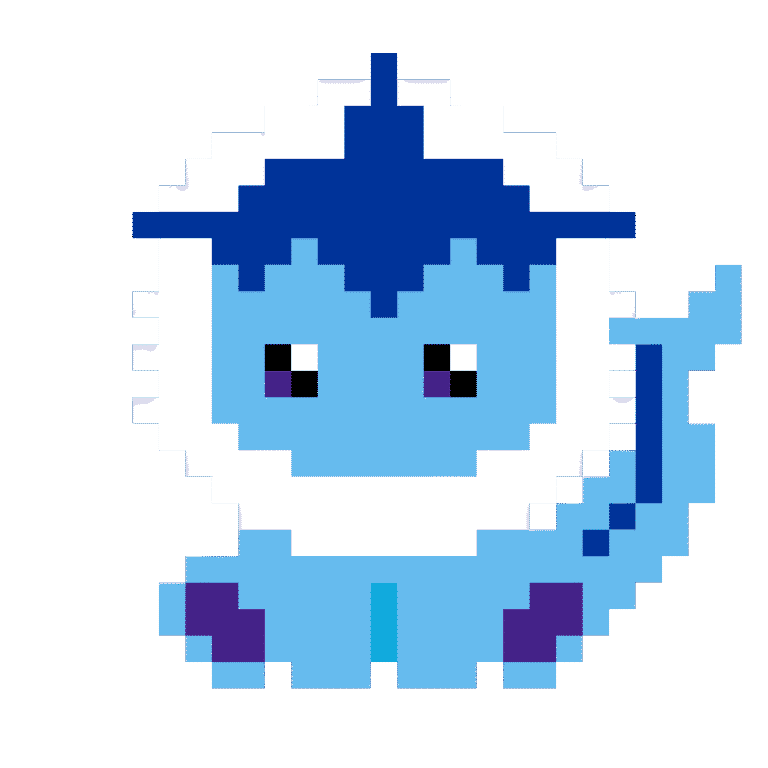 VAPOREON – Pokemon Pärlplatta Mönster