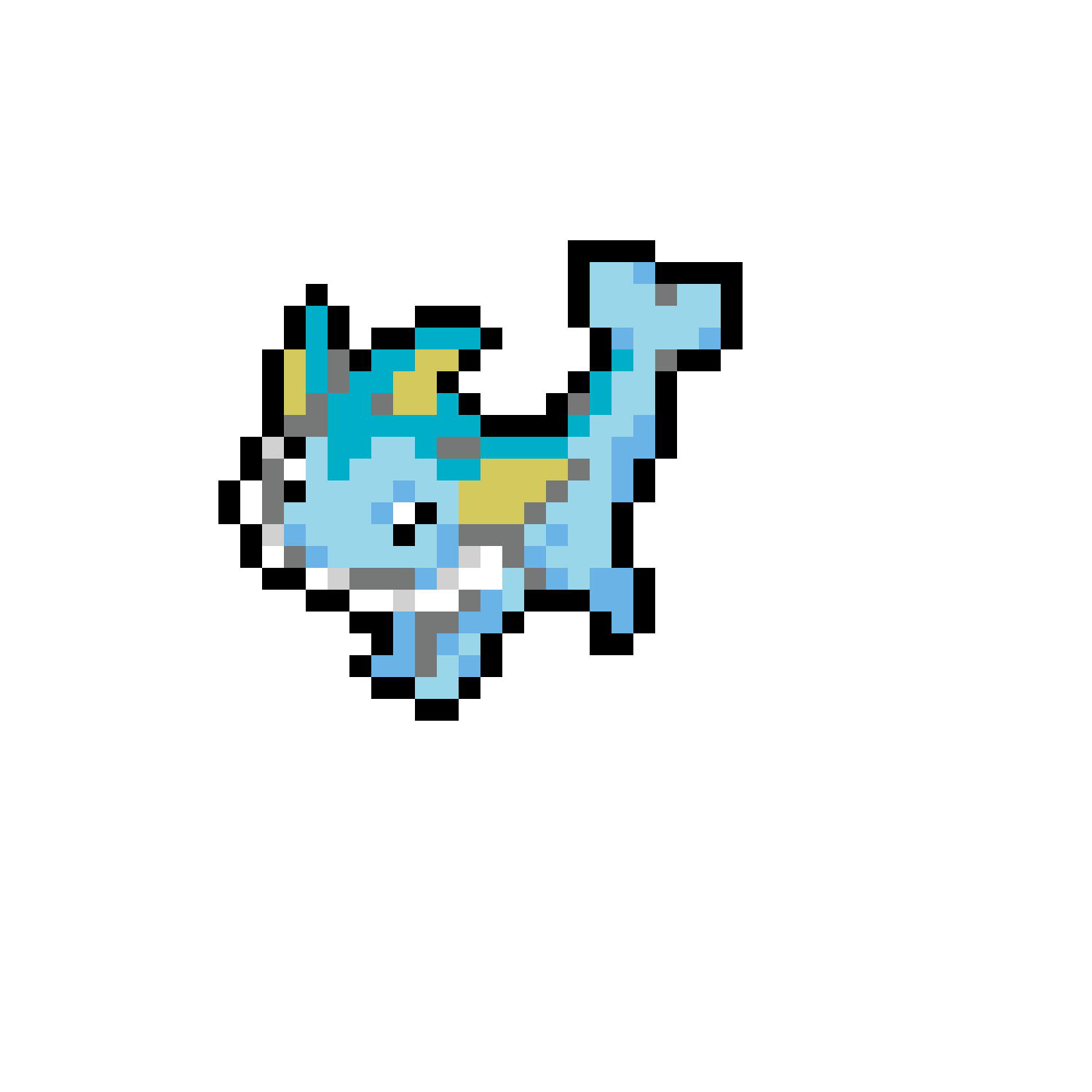 Pärlplatta mönster för Vaporeon