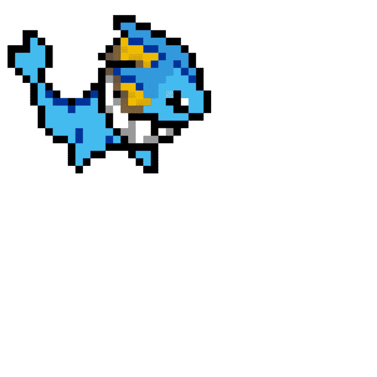 Vaporeon – Pokemon Pärlplatta Mönster