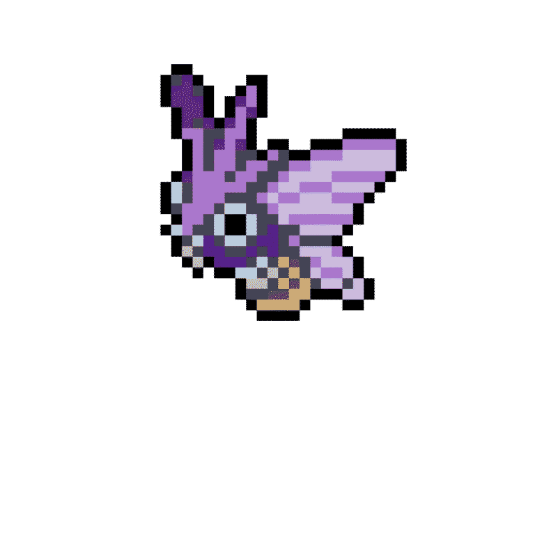 Venomoth – Pokemon Pärlplatta Mönster