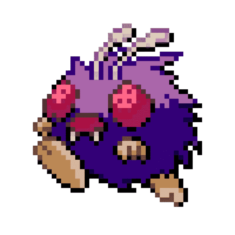 Venonat – Pokemon Pärlplatta Mönster