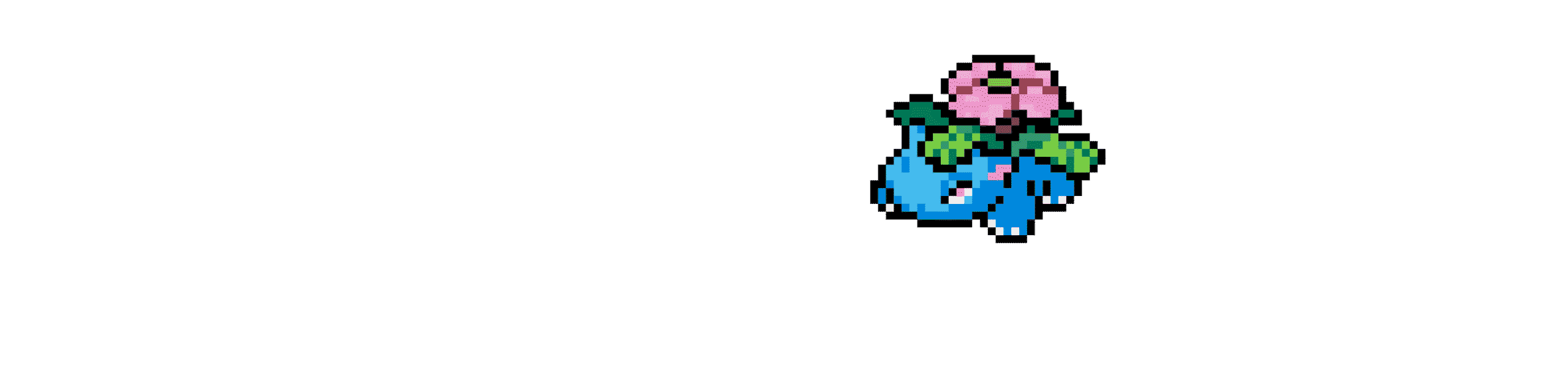 Pärlplatta mönster för Venusaur