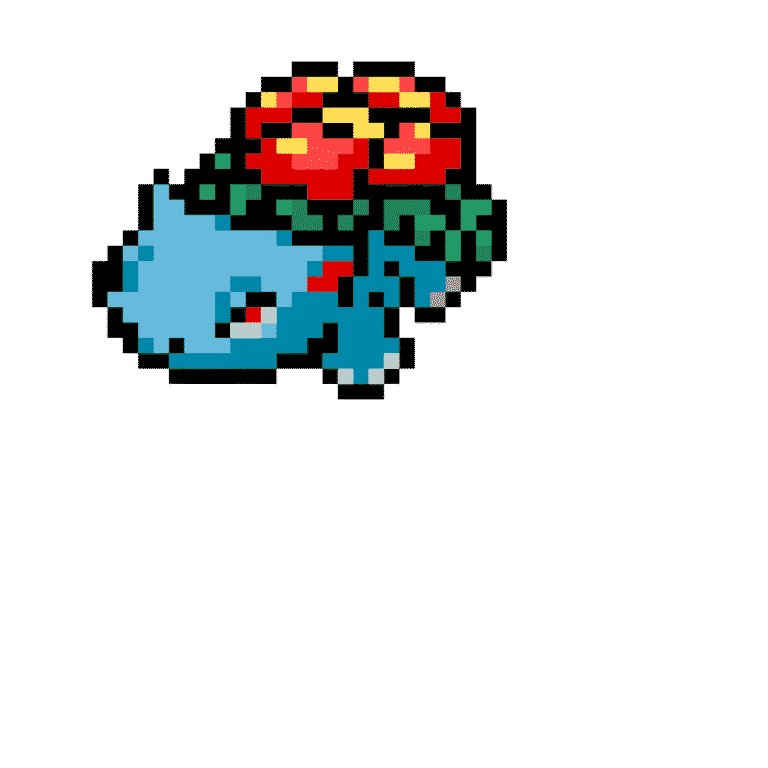 Venusaur – Pokemon Pärlplatta Mönster