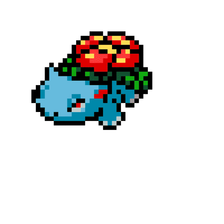 Venusaur – Pokemon Pärlplatta Mönster