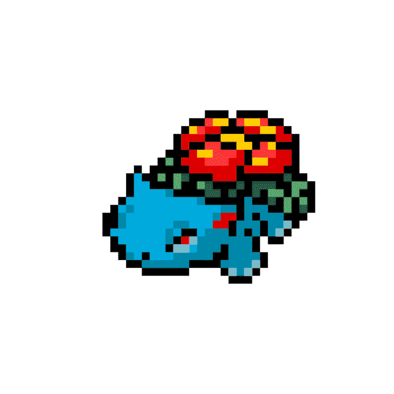 Venusaur – Pokemon Pärlplatta Mönster
