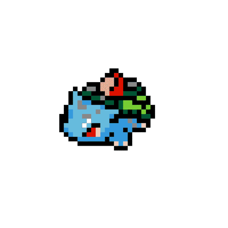 Venusaur – Pokemon Pärlplatta Mönster