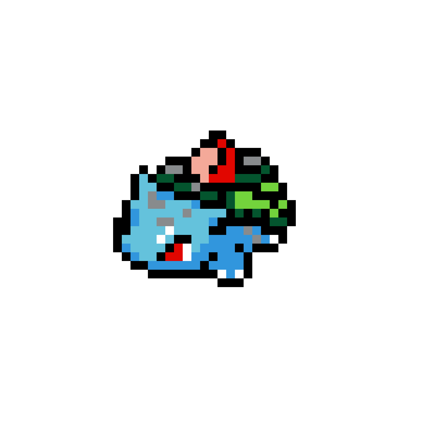 Pärlplatta mönster för Venusaur