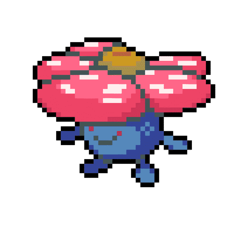 Vileplume – Pokemon Pärlplatta Mönster