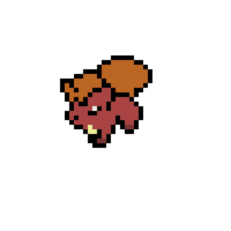 Vulpix – Pokemon Pärlplatta Mönster