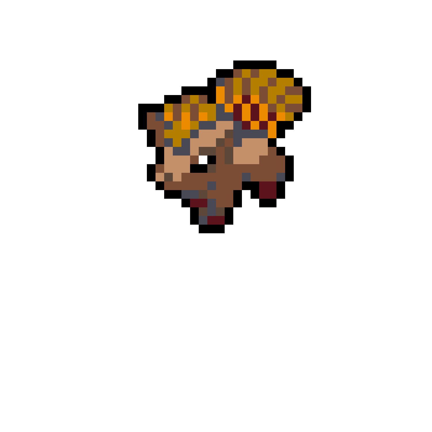 Pärlplatta mönster för Vulpix
